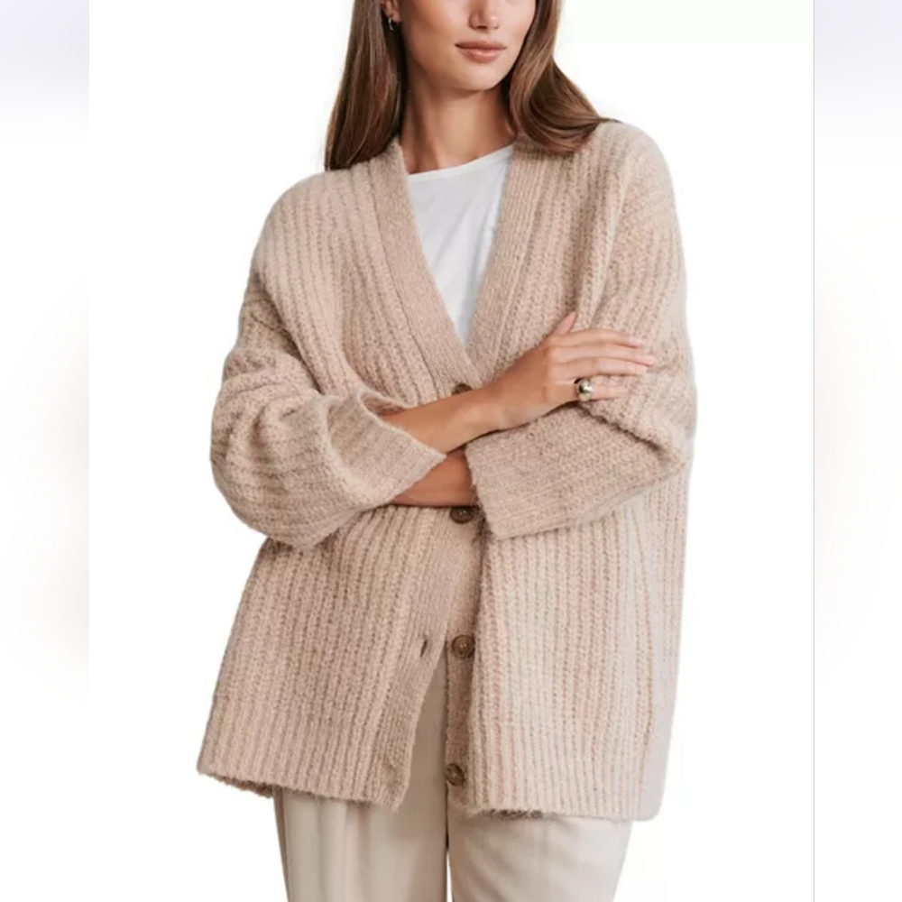 Jenni Kayne Cocoon V Neck Cardigan Sweater - Picture 9 of 11